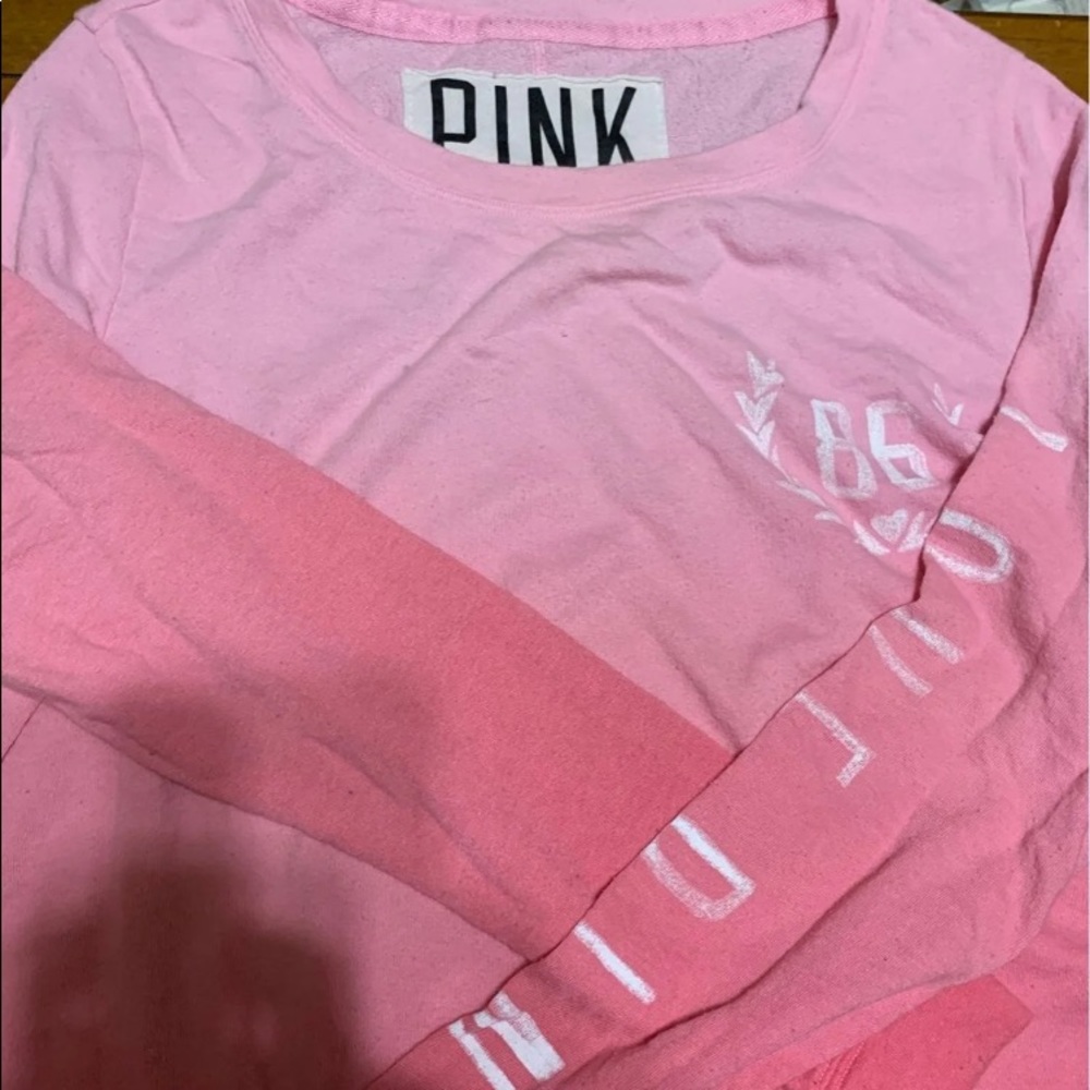 VS PINK love pink shirt size medium EUC